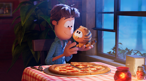 Малыш Гарфилд на новом постере мультфильма