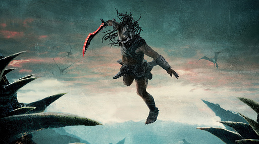 Эль Фаннинг и воин яутжа на новых кадрах фильма «Хищник: Планета смерти»