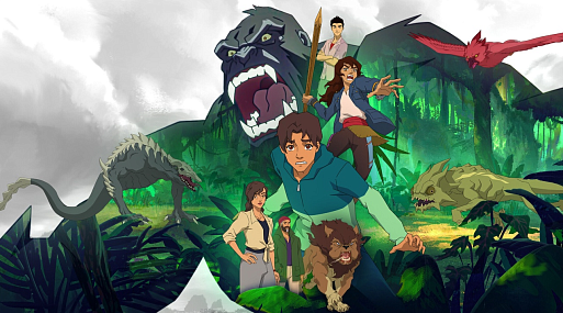 Кинг-Конг противостоит чудищам в трейлере мультсериала «Остров черепа»