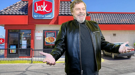 Марк Хэмилл поработал на выдаче заказов сети ресторанов Jack in the Box