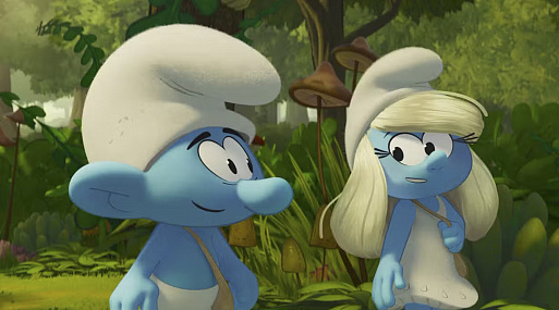 Рианна и её Смурфетта на новом кадре «Смурфиков»