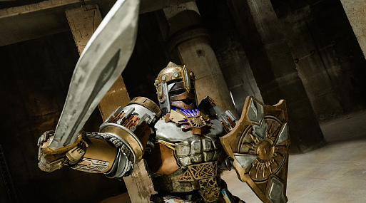 Илья Муромец сражается с роботами в тизере сказки «Стальное сердце»