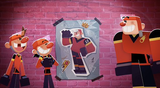 Легендарный хоккеист Андрей Николишин появился в мультсериале «Чемпионы»