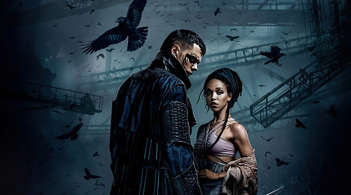 Билл Скарсгард и FKA Twigs на новом постере «Ворона»