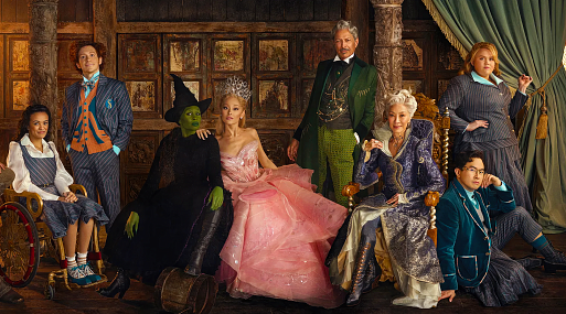 Ариана Гранде и актёрский состав мюзикла «Злая» на новых промо-кадрах