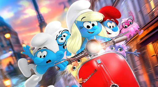 Певица Рианна в роли Смурфетты в новом трейлере мультфильма «Смурфики»