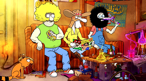 Мультсериал The Freak Brothers о любителях каннабиса выйдет на Tubi