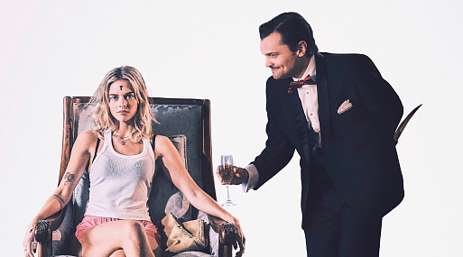 Самара Уивинг и Рэй Николсон на первом постере «Ночи с психопатом»