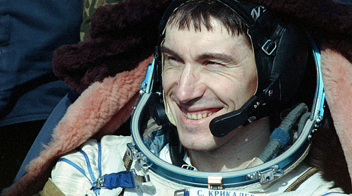 Космонавта Сергея Крикалёва уволили из «Роскосмоса» за критику съёмок фильма на МКС