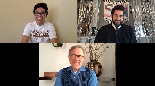 Том Хэнкс, Стивен Спилберг, Опра Уинфри выступили с речью перед выпускниками