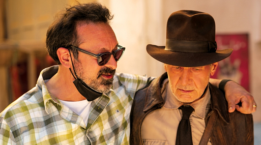 Джеймс Мэнголд задавал Харрисону Форду фанатские вопросы на съёмках «Зова предков»