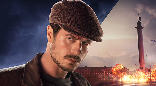 Главные герои на персонажных постерах кинокомикса «Майор Гром: Игра»