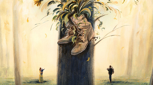 Чистый импрессионизм на постере драмы «Сны поездов» с Джоэлом Эдгертоном