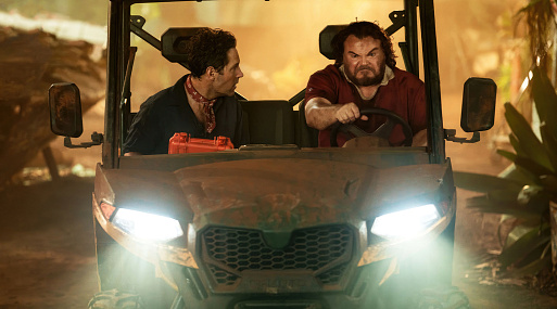 Пол Радд и Джек Блэк удирают от Анаконды на новом фото