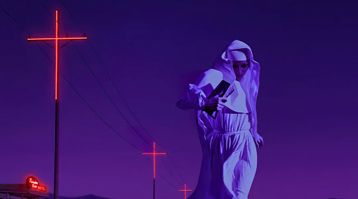 Стильный постер детективного триллера Grotesquerie