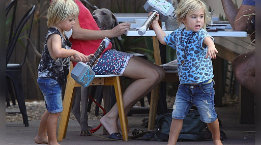 В четвёртом «Торе» снялись дети Криса Хемсворта, Натали Портман и Кристиана Бэйла