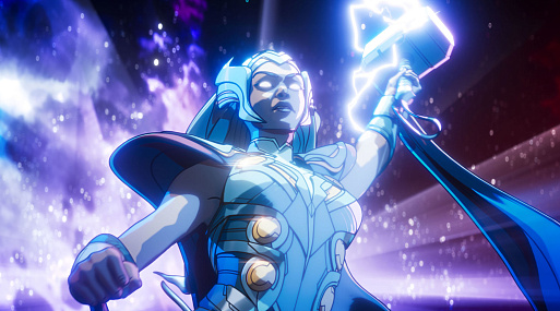 Шторм владеет молотом Тора в новой серии мультсериала «Что, если...?»