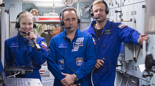 Юлия Пересильд и Клим Шипенко стартуют с Байконура на МКС для съёмок фильма «Вызов»