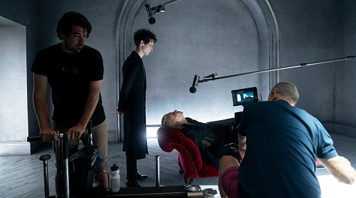 Морфей — в кадре со съёмок второго сезона «Песочного человека»