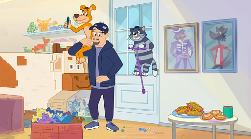 Гарик Харламов заглянул в новую серию «Простоквашино»