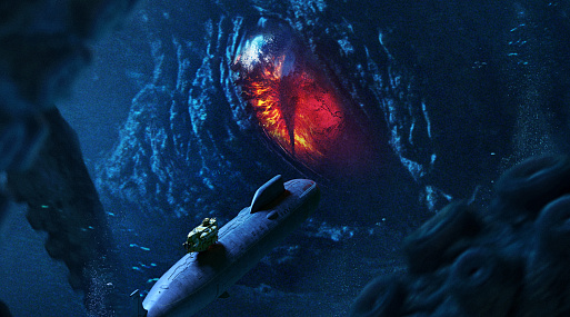 Красное око на новом постере «Кракена» с Александром Петровым