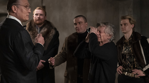 Александр Петров снимается в фильме Романа Полански