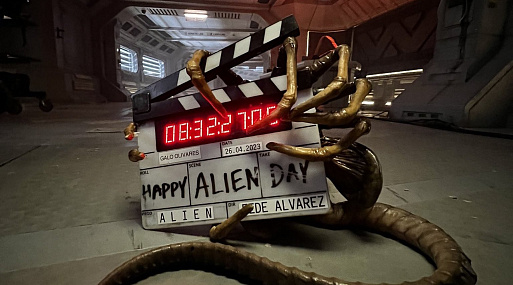 Феде Альварес поделился фотографией со съёмок нового «Чужого»