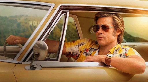 Усатый Брэд Питт в первом тизере фильма «Приключения Клиффа Бута»