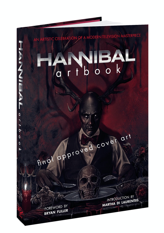 Обложка артбука «Ганнибал» для Kickstarter/Laz Marquez/Printed In Blood